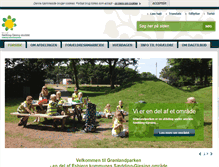 Tablet Screenshot of groenlandsparken.esbjergkommune.dk