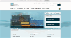 Desktop Screenshot of esbjergkommune.dk