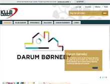 Tablet Screenshot of klubdarum.esbjergkommune.dk