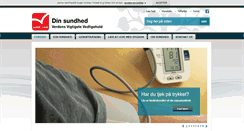 Desktop Screenshot of dinsundhed.esbjergkommune.dk