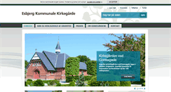 Desktop Screenshot of kirkegaarde.esbjergkommune.dk