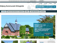 Tablet Screenshot of kirkegaarde.esbjergkommune.dk